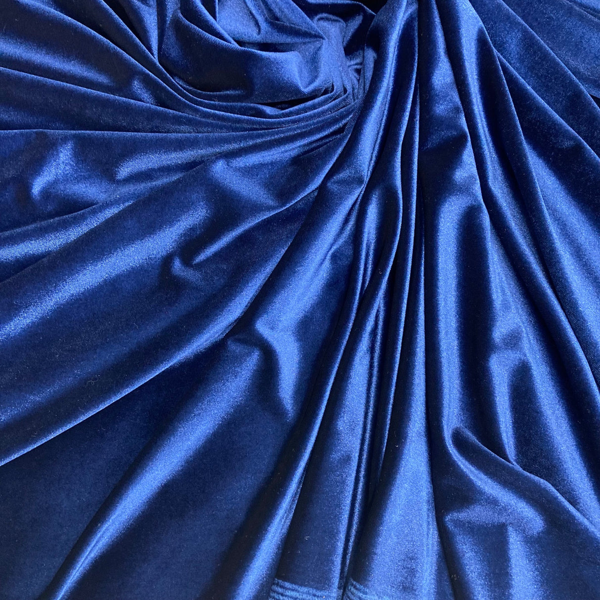 1 Yard Red Stretch Velvet Fabric Soft Plush Luxurious Material for Apparel and Costumes 60 Inch Width
