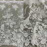 Beaded Lace Fabric Embroidered on Polyester Net Mesh 50" Wide Bridal & Evening Fabric, Lace USA