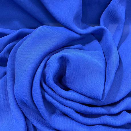 1 Yard Lightweight Sheer Chiffon Fabric Rose Powder, 60" Wide, Ideal for Bridal & Formal Dresses