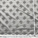 1 yarda de tela de encaje negro lilac con cuentas bordada sobre malla de poliéster elegante ancho de 52 pulgadas