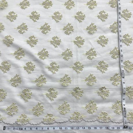 1 Yard Black Lilac Beaded Lace Fabric Embroidered on Polyester Net Mesh Elegant 52 Inch Width