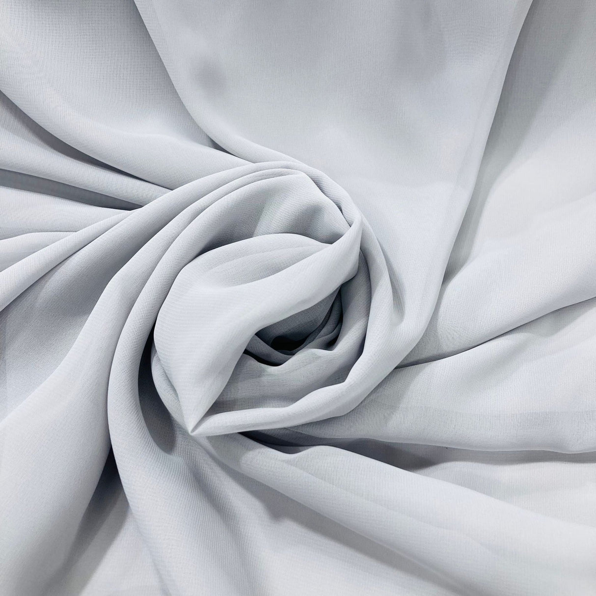 1 Yard Lightweight Sheer Chiffon Fabric Rose Powder, 60" Wide, Ideal for Bridal & Formal Dresses