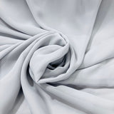 1 Yard Lightweight Sheer Chiffon Fabric Rose Powder, 60" Wide, Ideal for Bridal & Formal Dresses