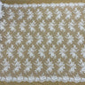 1 Yard Corded Bridal Lace Fabric Embroidered Net Mesh Sage Pink 53" Width