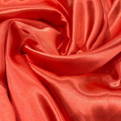1 Yard Aqua Blue Charmeuse Medium Satin Lining Fabric Smooth Lightweight Material for Apparel and Décor 60 Inch Width