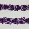 1 Yard Elegant Beaded & Corded Lace Trimming Embroidered on 100% Polyester Organza for Special Occasion Dresses 2 Inch Width
