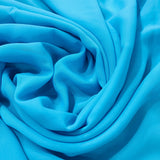 1 Yard Lightweight Sheer Chiffon Fabric Rose Powder, 60" Wide, Ideal for Bridal & Formal Dresses