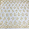 1 Yard Corded Bridal Lace Fabric Embroidered Elegant Mesh Dress 54" Width