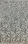 1 Yard Rose Gold Beaded & Sequined Embroidered Lace Fabric on Polyester Mesh, 54” Width,