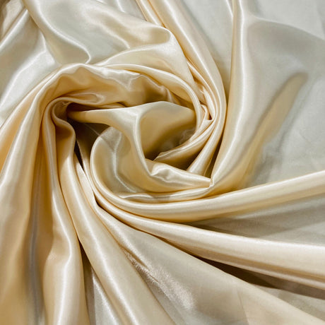 1 Yard Aqua Blue Charmeuse Medium Satin Lining Fabric Smooth Lightweight Material for Apparel and Décor 60 Inch Width