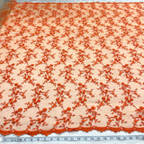 1 Yard Beaded Lace Fabric Embroidered Pearl Sequin Bridal Mesh Wedding Dress 54" Width
