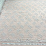 1 Yard Luxurious Beaded & Rhinestone 3D Floral Lace Fabric Embroidered on Polyester Net Mesh 52" Width
