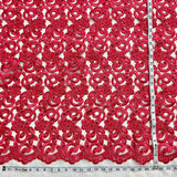 1 Yard Royal Beaded Corded Bridal Lace Fabric Embroidered on Premium Polyester Mesh 52