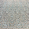 1 Yard Silver Beaded Lace Fabric Embroidered on 100% Polyester Net Mesh 52 Inch Width