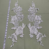 Corded Floral Applique Embellishment