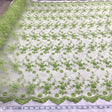 Beaded Lace Mesh Lime Green