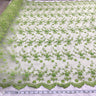 Beaded Lace Mesh Lime Green
