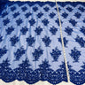 Beaded Corded Lace Fabric 56" Polyester Net Mesh