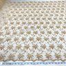 Beaded Lace Fabric on Polyester Net Mesh