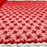 Beaded Corded Bridal Lace Fabric 52" Wide