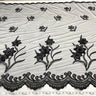 1 Yard Beaded 3D Floral Lace Fabric Embroidered on 100% Polyester Net Mesh Gold 52" Wide