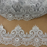 Embroidered Corded Lace Trimming