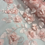 3D Floral Lace Fabric 60" Wide
