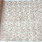 Embroidered Corded Lace Mesh Sky Blue