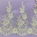 Beaded Corded Lace Trimming 15"