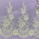 Beaded Corded Lace Trimming 15"