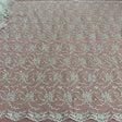 Beaded Corded Bridal Lace Fabric 52"