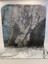 Maximus Collection Viscose Area Rug - Gray-Tone Blue/Platinum, 5' 3" X 7' 5" (1 Rug)