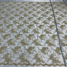 1 Yard Regal Beaded and Corded Lace Fabric Embroidered on Polyester Net Mesh