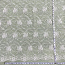 1 Yard Silver Corded Bridal Lace Fabric Embroidered on Polyester Net Mesh for Wedding and Evening Dresses – 52"