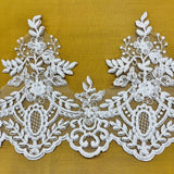 Embroidered Corded Lace Trimming