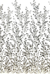 Beaded Sequined Lace Fabric on Polyester Net Mesh