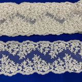 Beaded Lace Trimming 5" Wide Double Sided