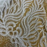 Beaded Sequined Bridal Lace Fabric