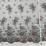 Bridal Lace Fabric Corded Embroidered 54" Wide