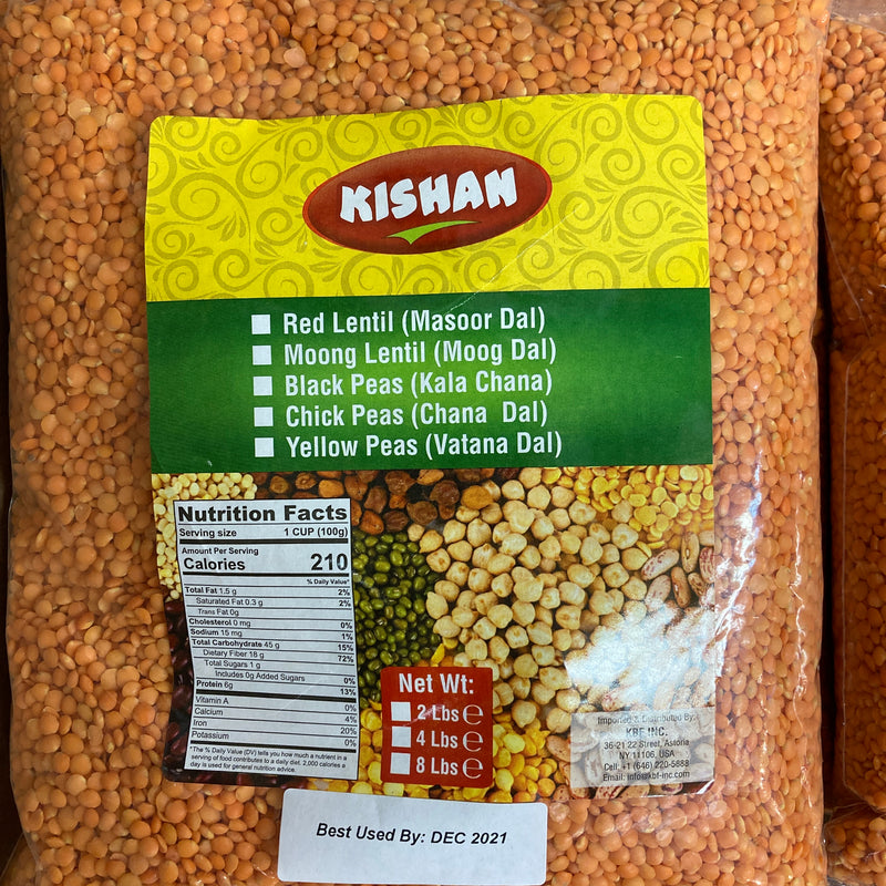 Kishan Masoor Dal Red Lentils