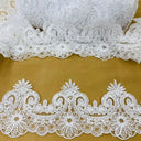 Embroidered Corded Lace Trimming
