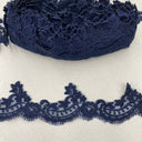 Corded Lace Trim Embroidered Net Mesh
