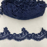 Corded Lace Trim Embroidered Net Mesh