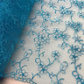 Corded Bridal Lace Fabric 54" Polyester Net Mesh