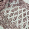 Beaded Embroidered Lace Mesh Champagne
