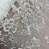 Embroidered Bridal Lace Fabric