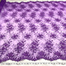 1 Yard Floral Embroidered Lace Fabric for Bridal Evening Gowns 52 inch Width