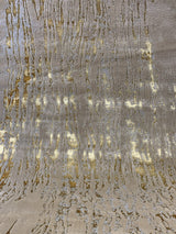 Maximus 230 Polyester Viscose Blend Fabric - Color-Changing Flat Weave, Rain Gold Viscose, 10' X 13' (1 Rug)