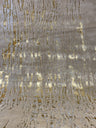Maximus 230 Polyester Viscose Blend Fabric - Color-Changing Flat Weave, Rain Gold Viscose, 10' X 13' (1 Rug)