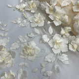 3D Floral Lace Fabric